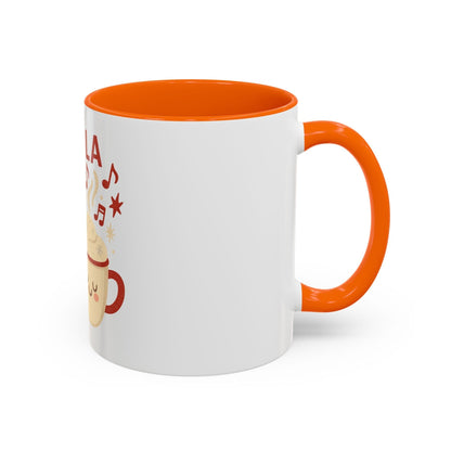 Printify Mug Fa La La La Latte Mug – Festive Holiday Coffee Cup (11oz / 15oz, Multi-Color Options)