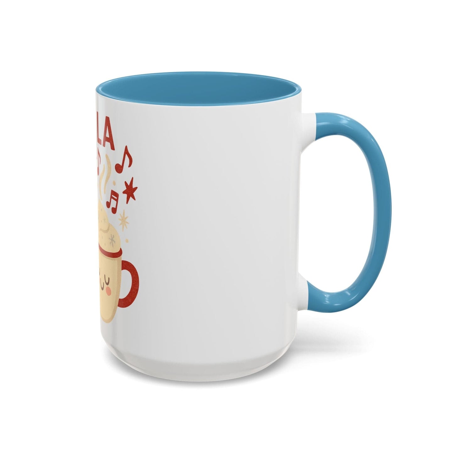 Printify Mug Fa La La La Latte Mug – Festive Holiday Coffee Cup (11oz / 15oz, Multi-Color Options)