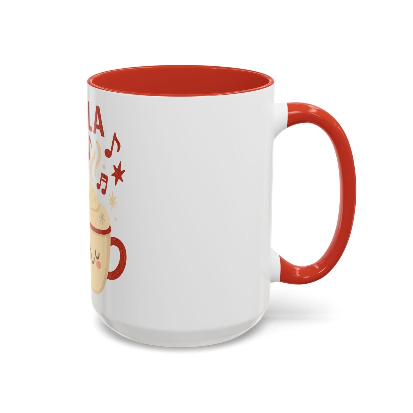 Printify Mug Fa La La La Latte Mug – Festive Holiday Coffee Cup (11oz / 15oz, Multi-Color Options)