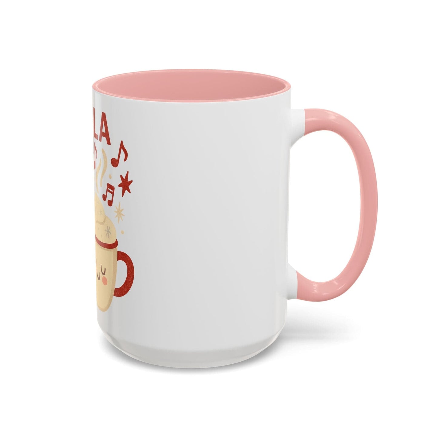 Printify Mug Fa La La La Latte Mug – Festive Holiday Coffee Cup (11oz / 15oz, Multi-Color Options)