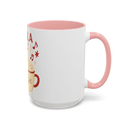 Printify Mug Fa La La La Latte Mug – Festive Holiday Coffee Cup (11oz / 15oz, Multi-Color Options)