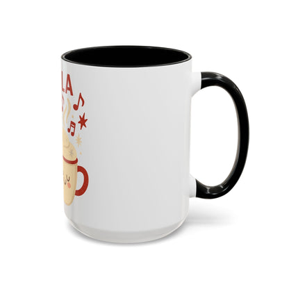Printify Mug Fa La La La Latte Mug – Festive Holiday Coffee Cup (11oz / 15oz, Multi-Color Options)