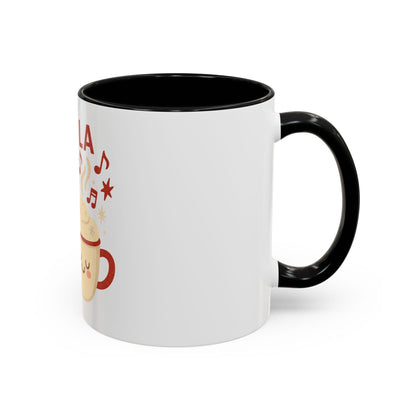 Printify Mug Fa La La La Latte Mug – Festive Holiday Coffee Cup (11oz / 15oz, Multi-Color Options)