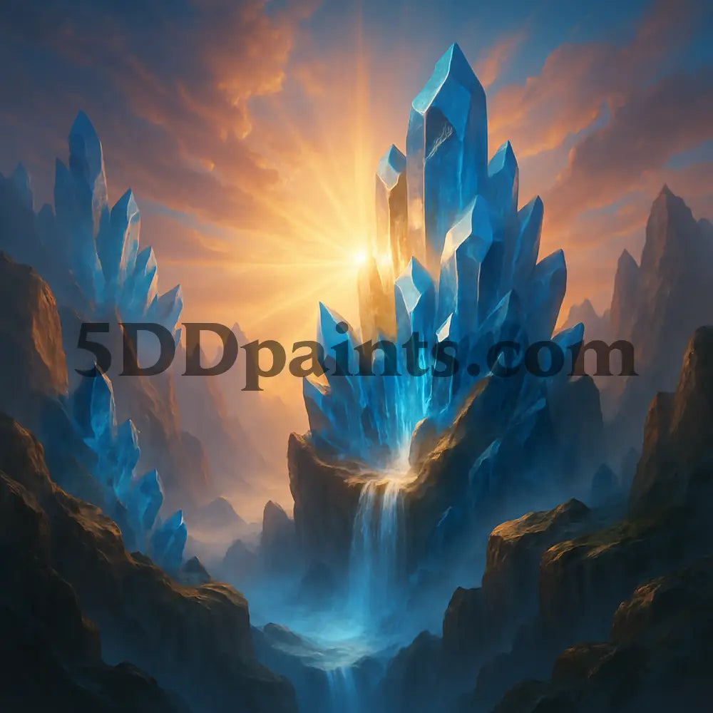 5DDPaints.com Arts & Crafts Fantasy Glow Art Bundle – Crystals, Florals, Landscapes & Cosmic Illustrations (High-Resolution PNGs)