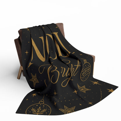 Printify Home Decor Festive Noel Fleece Blanket