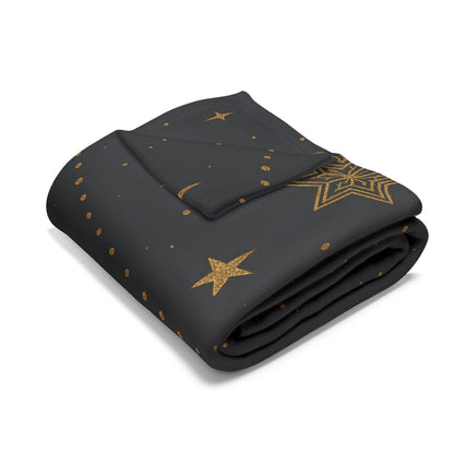 Printify Home Decor Festive Noel Fleece Blanket
