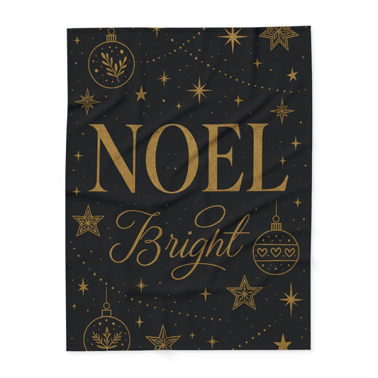 Printify Home Decor 60" × 80" Festive Noel Fleece Blanket