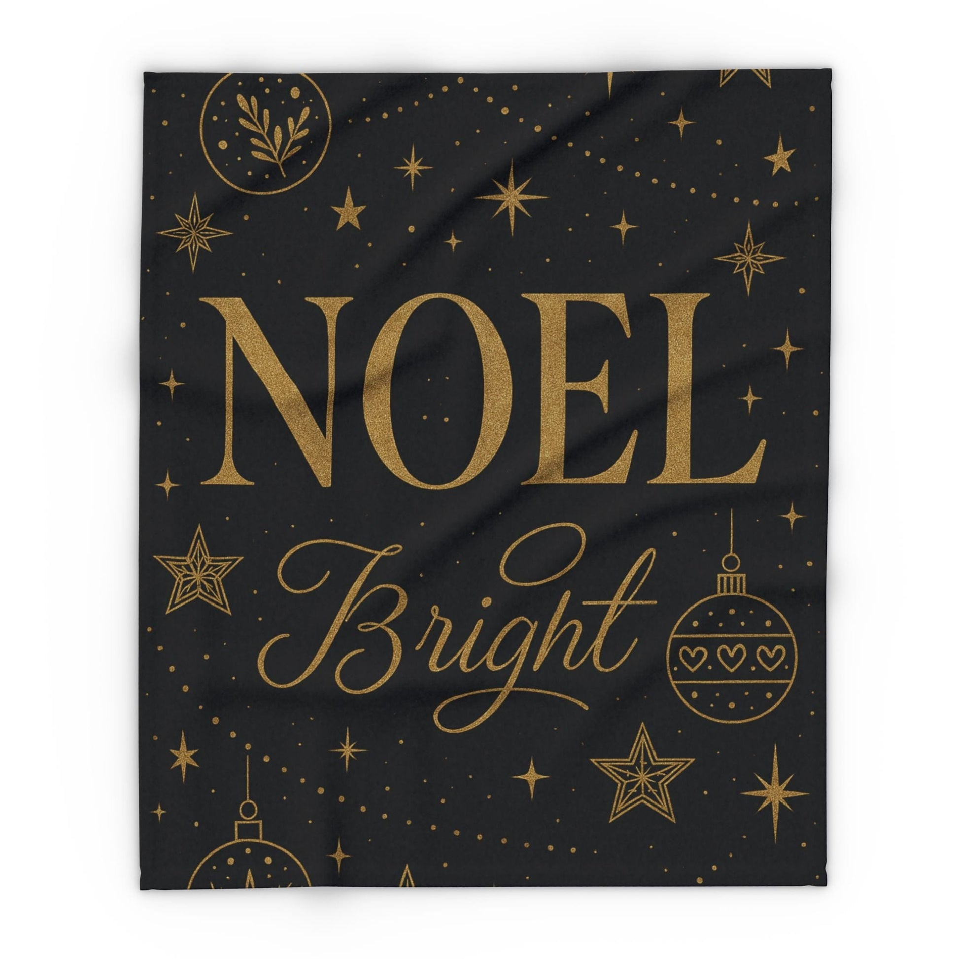 Printify Home Decor 50" × 60" Festive Noel Fleece Blanket