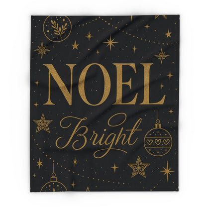 Printify Home Decor 50" × 60" Festive Noel Fleece Blanket