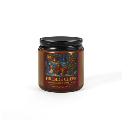 Printify Home Decor Fireside Cheer Scented Soy Candle - Cozy Home Aroma
