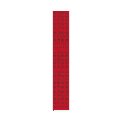 Printify Home Decor 30" x 180" / Matte Holiday Wrapping Paper - “A Special Gift” Candy Cane Red Gift Wrap