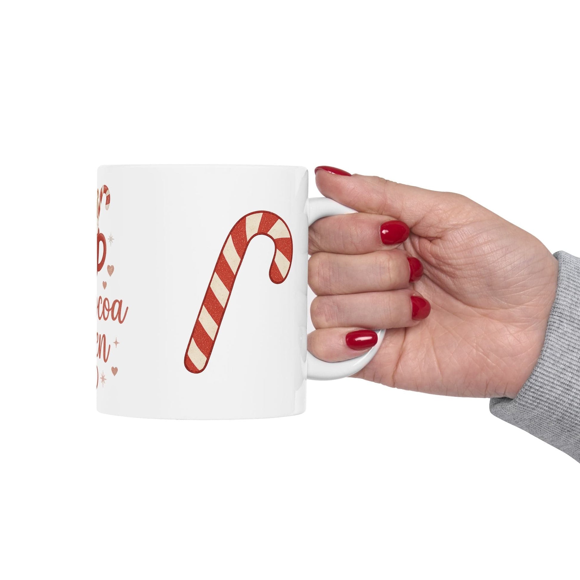 Printify Mug Hot Cocoa Queen Ceramic Mug -11oz or 15 oz mug