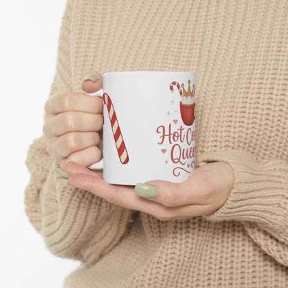 Printify Mug Hot Cocoa Queen Ceramic Mug -11oz or 15 oz mug