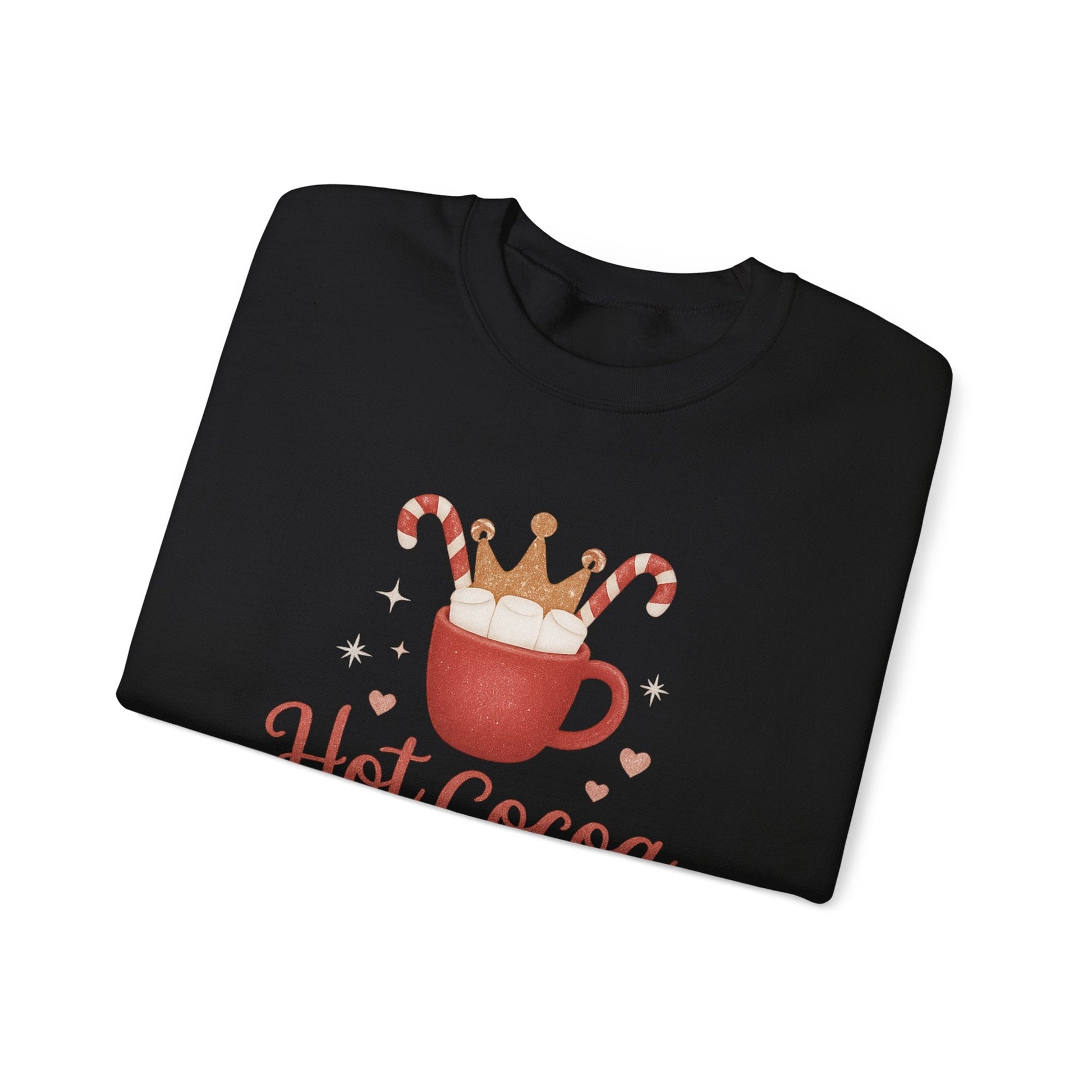 Printify Sweatshirt Hot Cocoa Queen Sweatshirt