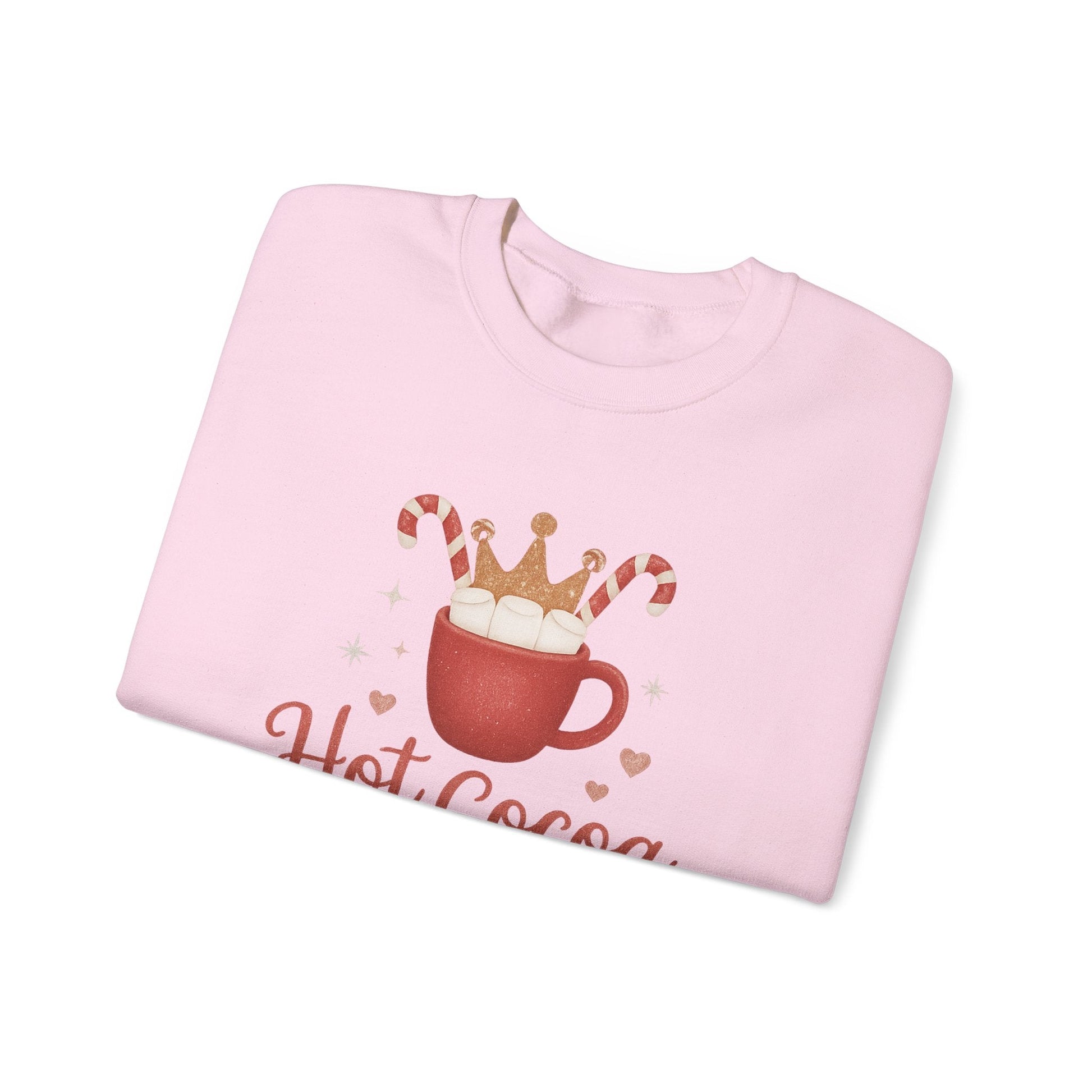 Printify Sweatshirt Hot Cocoa Queen Sweatshirt