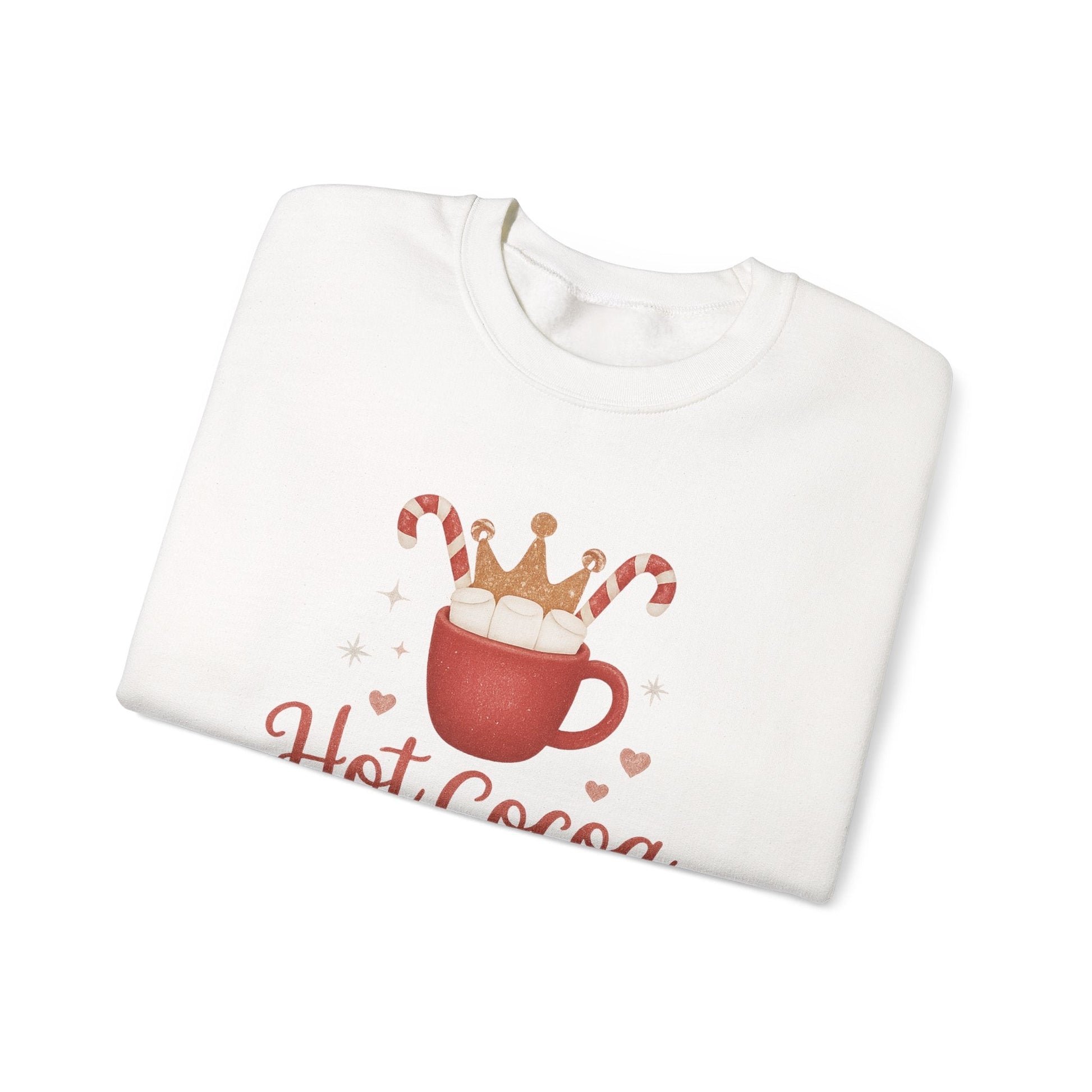 Printify Sweatshirt Hot Cocoa Queen Sweatshirt