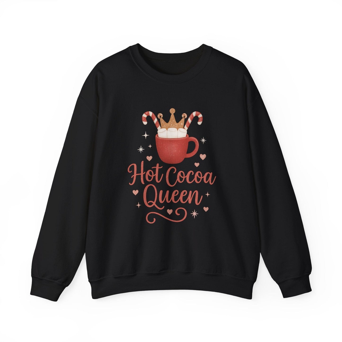Printify Sweatshirt Hot Cocoa Queen Sweatshirt