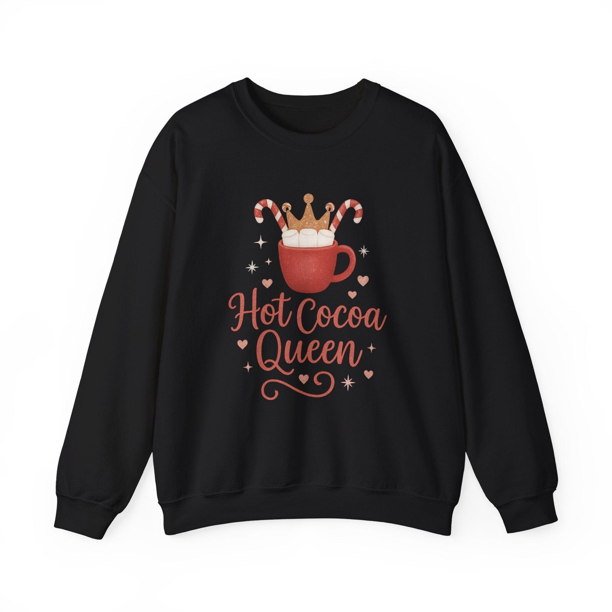 Printify Sweatshirt Hot Cocoa Queen Sweatshirt