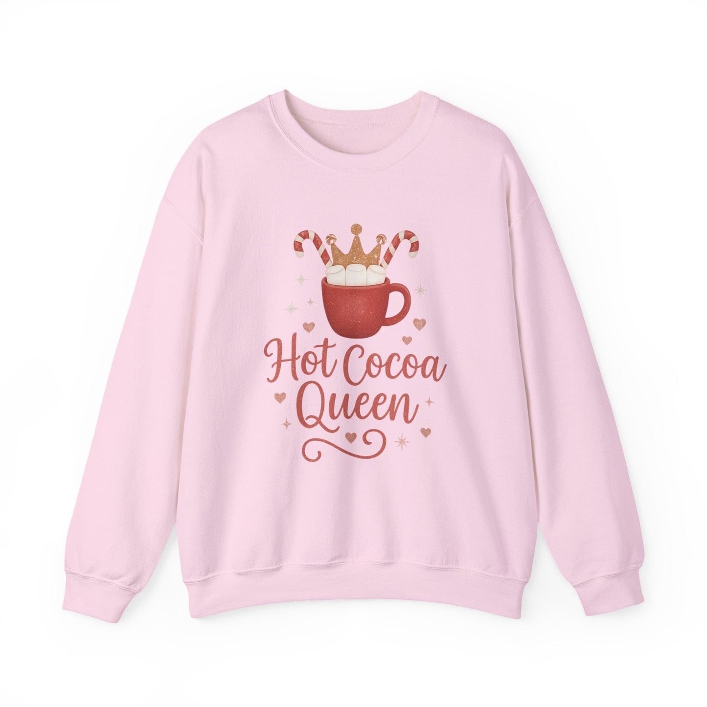 Printify Sweatshirt Hot Cocoa Queen Sweatshirt