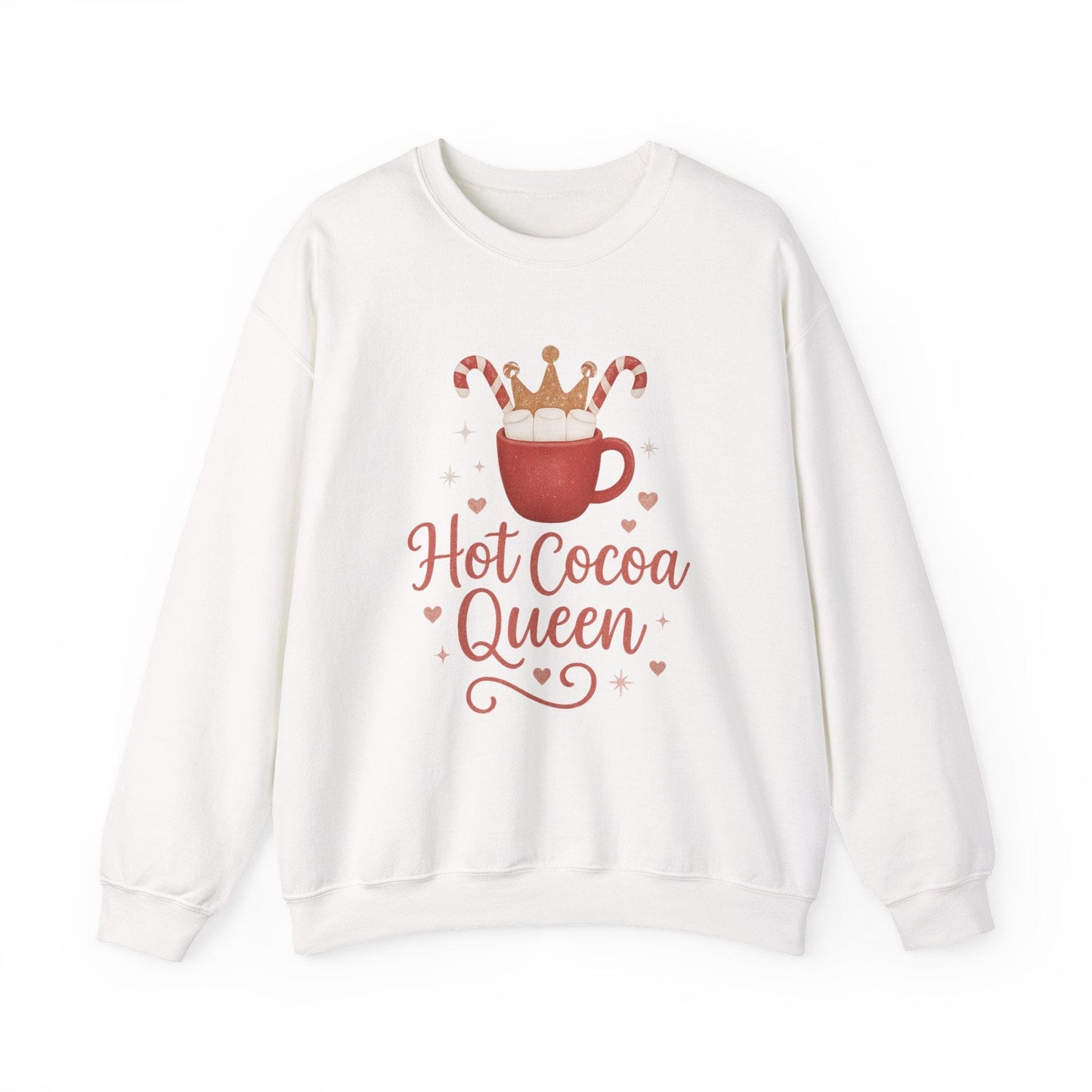 Printify Sweatshirt Hot Cocoa Queen Sweatshirt