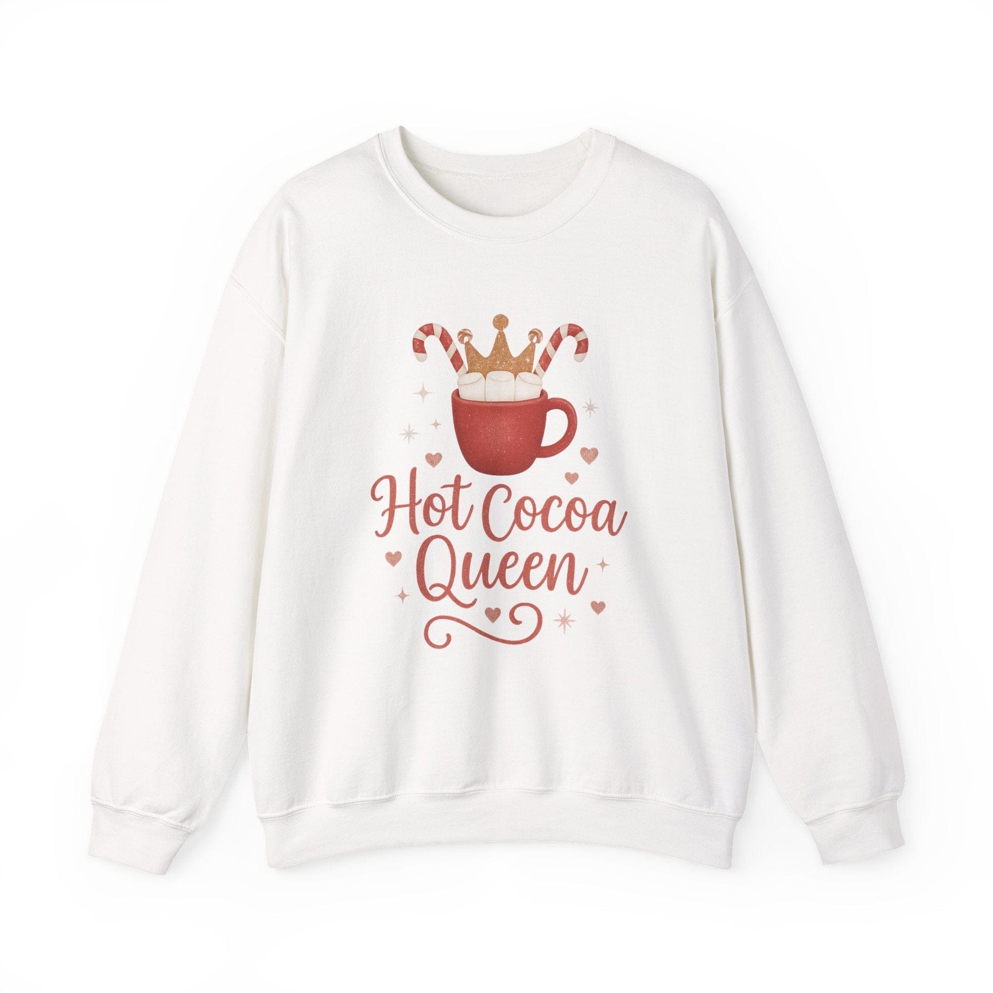 Printify Sweatshirt Hot Cocoa Queen Sweatshirt