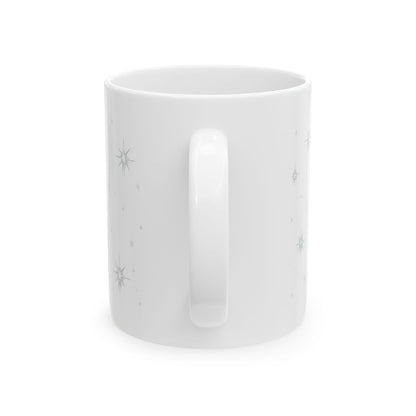 Printify Mug Joyful Snowflake Ceramic Mug - Sprinkle Joy, Winter Coffee Mug