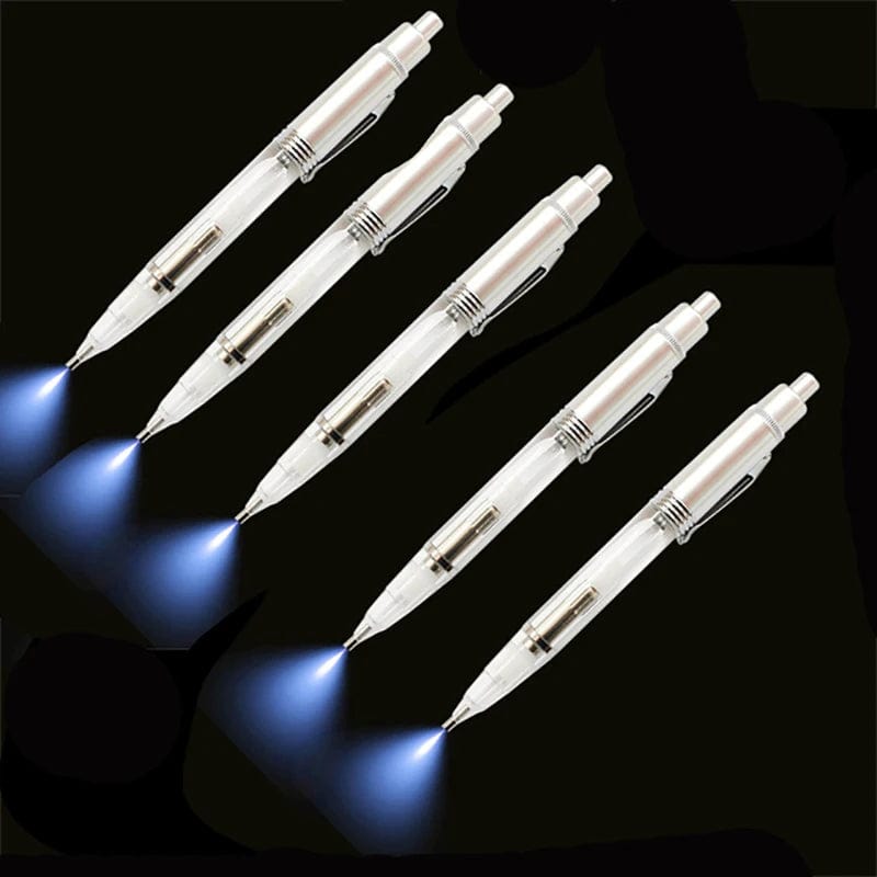 5DDpaints.com arts and crafts kit 5PCS LED DIY Diamond Painting Pen with Light Illumination Drill