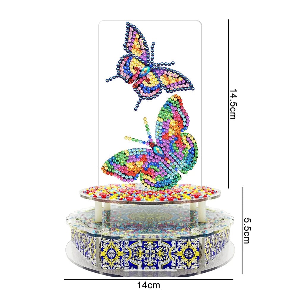 5DDpaints.com arts and crafts kit YYH11 LED Music Box Diamond Painting Kit