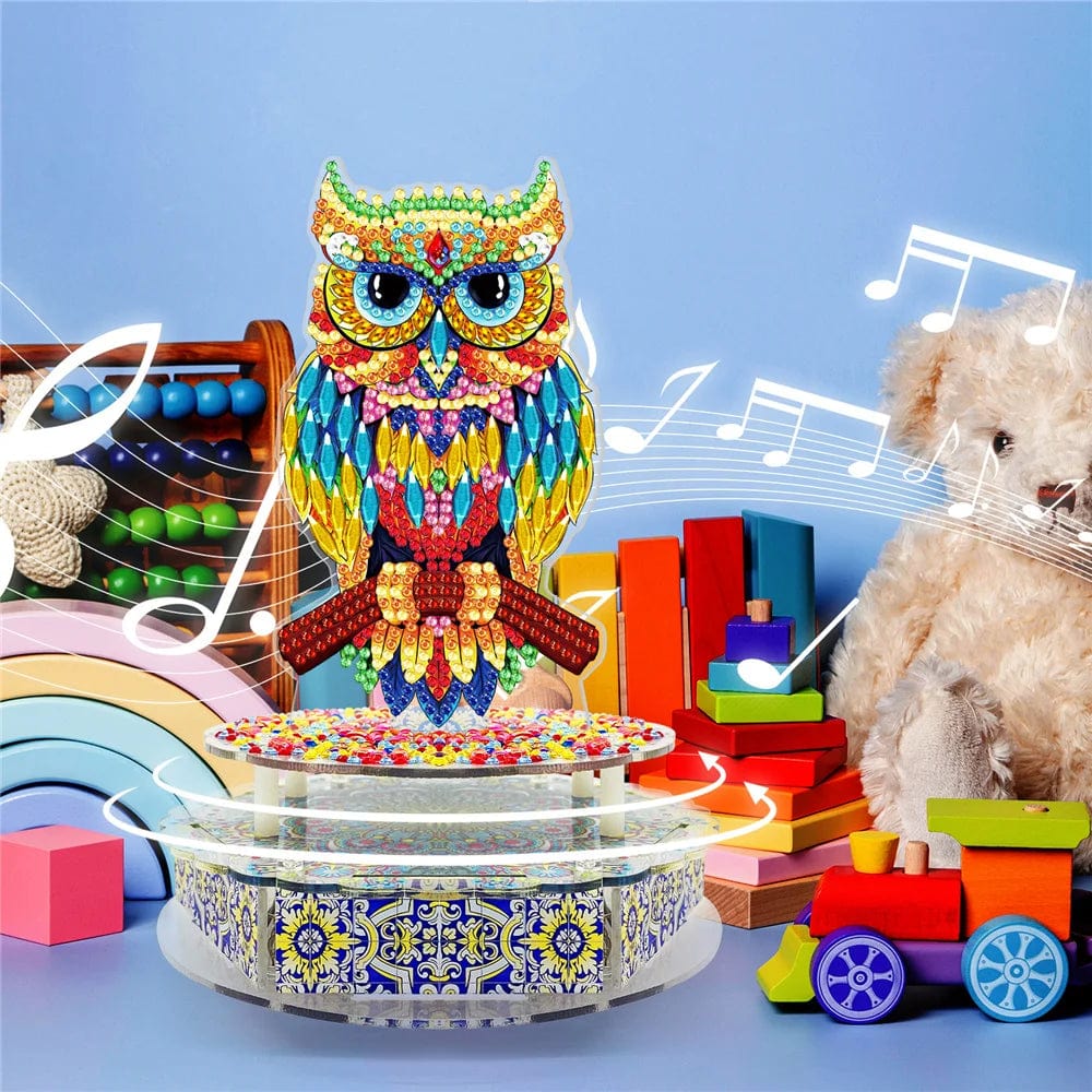 5DDpaints.com arts and crafts kit LED Music Box Diamond Painting Kit