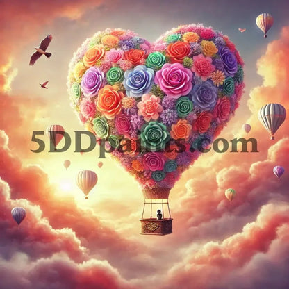 5DDPaints.com home decor Love in the Clouds Diamond Painting Kit