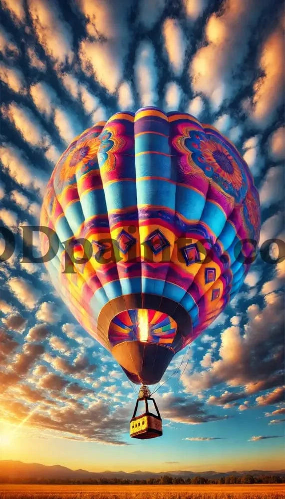 5DDPaints.com Art & Craft Kits Majestic Hot Air Balloon 5D Diamond Painting Kit