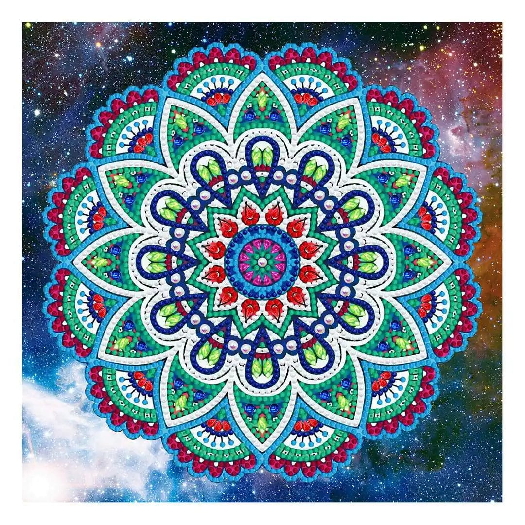 5DDPaints.com Art & Craft Kits YGSMT01 / 30*30cm Mandala Glow in the Dark 30 x 30 cm