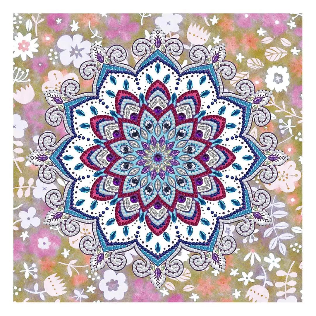 5DDPaints.com Art & Craft Kits YGSMT02 / 30*30cm Mandala Glow in the Dark 30 x 30 cm