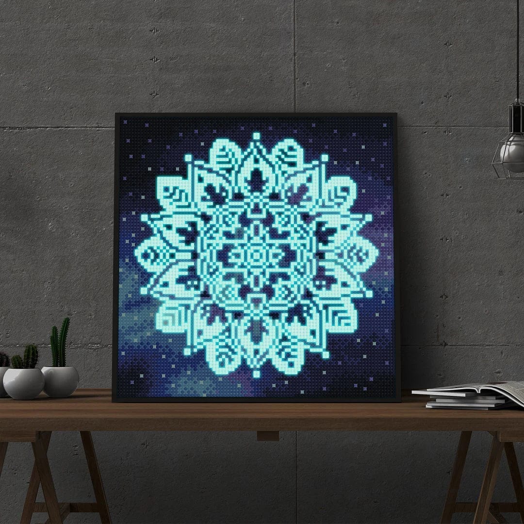 5DDPaints.com Art & Craft Kits Mandala Glow in the Dark 30 x 30 cm