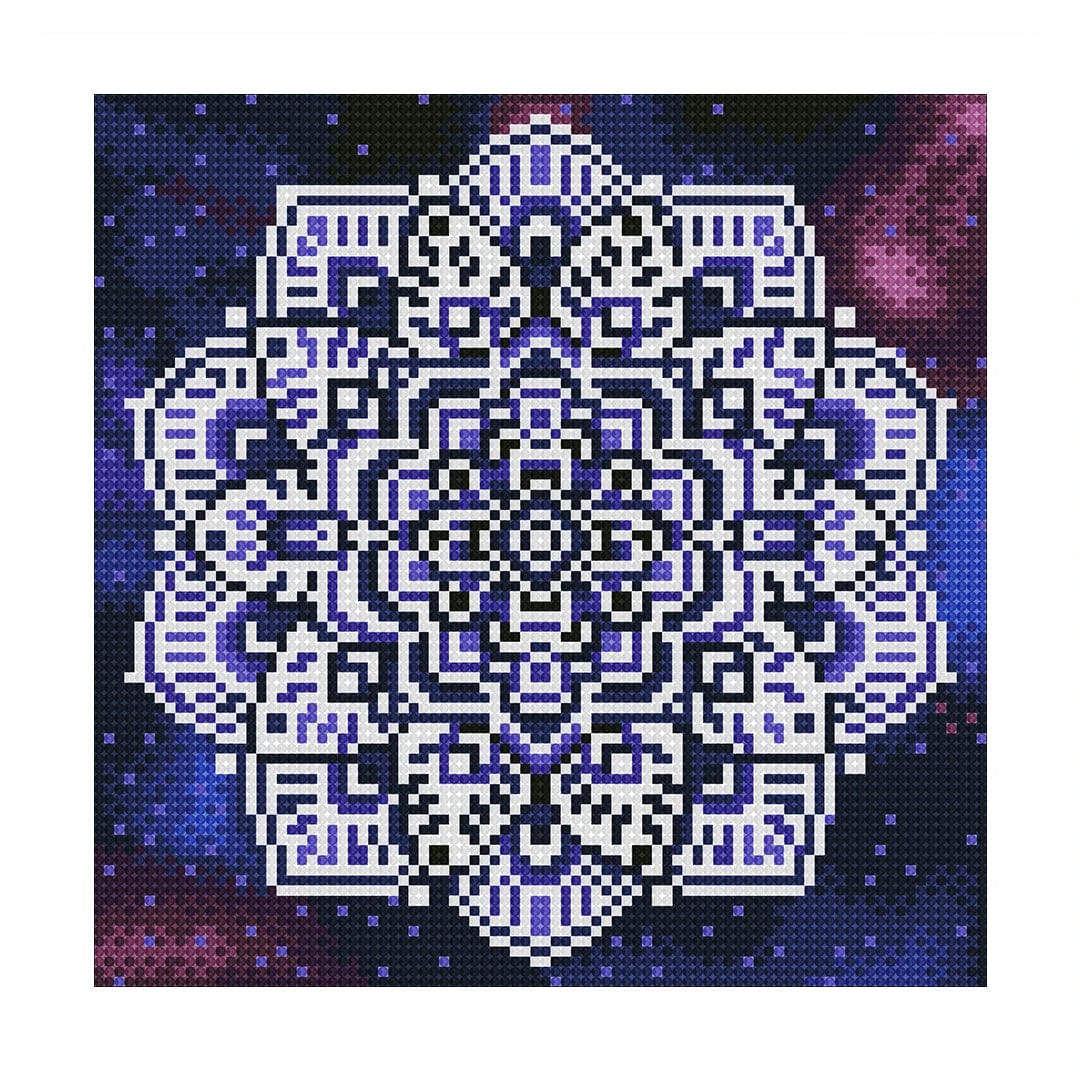 5DDPaints.com Art & Craft Kits YGSMT41 / 30*30cm Mandala Glow in the Dark 30 x 30 cm