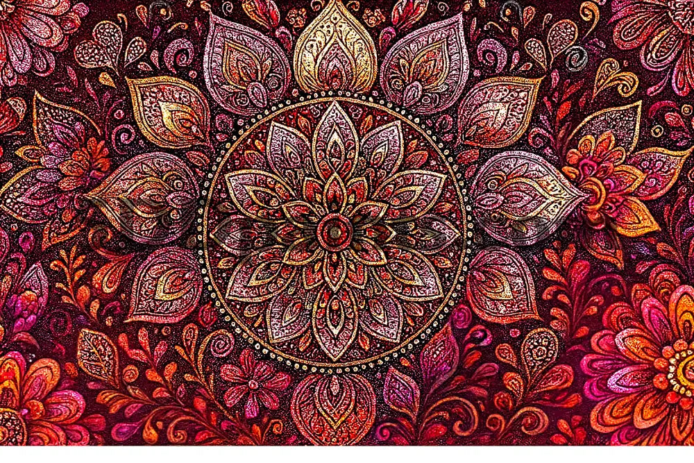 5DDPaints.com Art & Craft Kits Midnight Mandala Glow Diamond Painting Kit