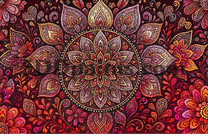5DDPaints.com Art & Craft Kits Midnight Mandala Glow Diamond Painting Kit