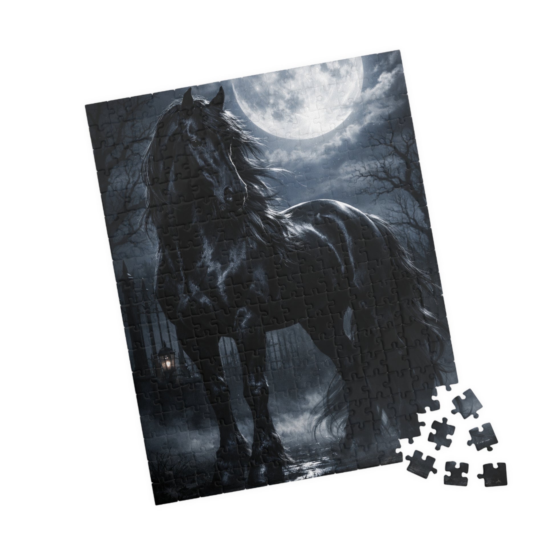 Printify Puzzle Midnight Moon Horse Jigsaw Puzzle