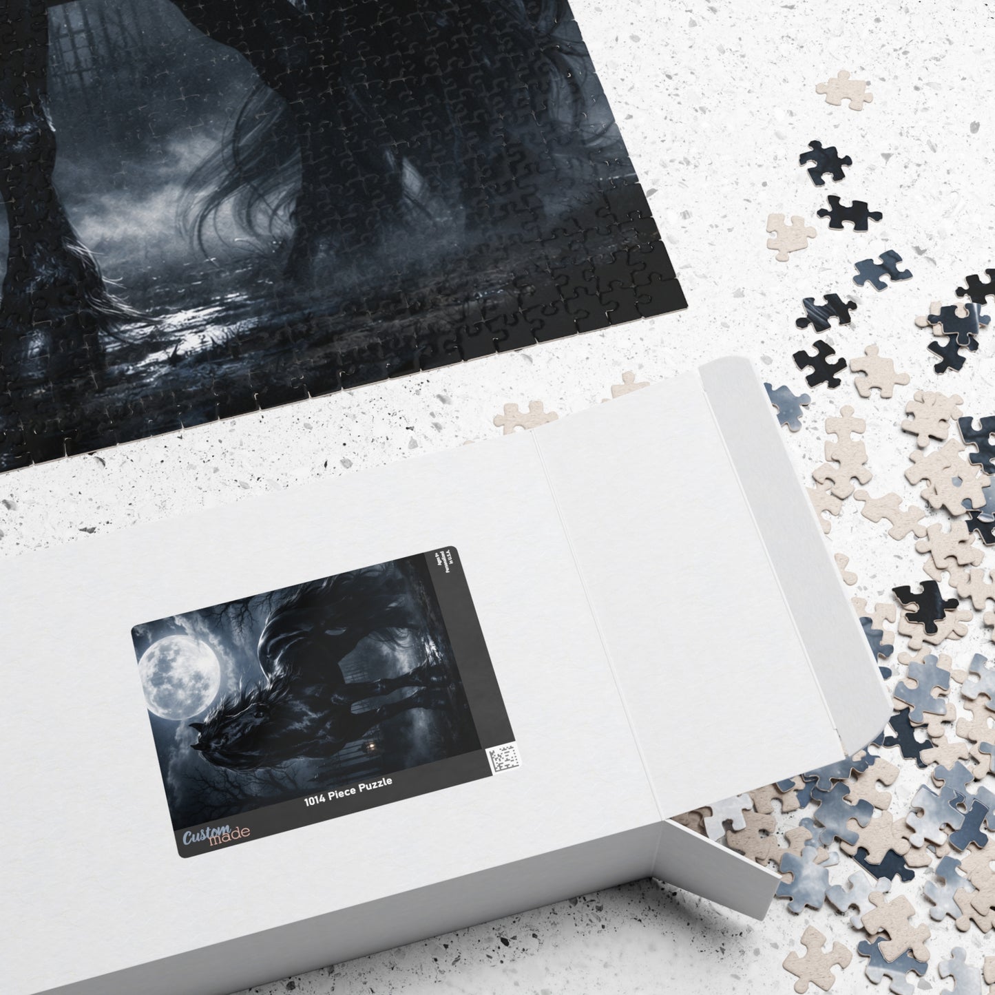 Printify Puzzle Midnight Moon Horse Jigsaw Puzzle
