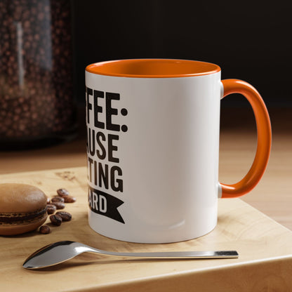 Printify Mug Mug Coffee: Because Adulting is Hard - Funny Gift Idea