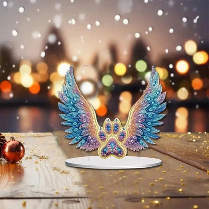 5DDpaints.com Art & Craft Kits My Angel Memorial Diamond Painting Stand - PARTIAL DRILL