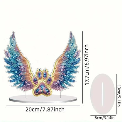 5DDpaints.com Art & Craft Kits A48-GH033 My Angel Memorial Diamond Painting Stand - PARTIAL DRILL