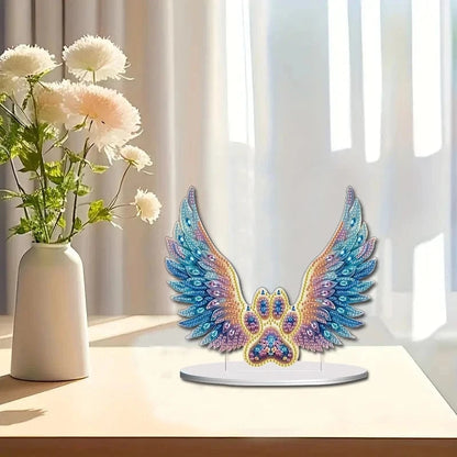 5DDpaints.com Art & Craft Kits My Angel Memorial Diamond Painting Stand - PARTIAL DRILL