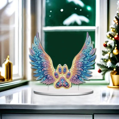 5DDpaints.com Art & Craft Kits My Angel Memorial Diamond Painting Stand - PARTIAL DRILL