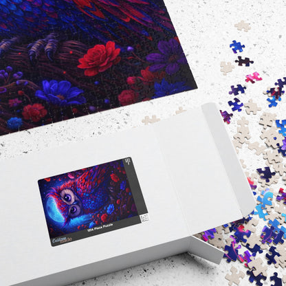 Printify Puzzle Mystic Owl Glow Jigsaw Puzzle