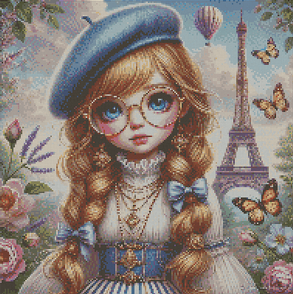 5DDPaints.com arts and crafts kit Parisian Daydream Diamond Painting Kit