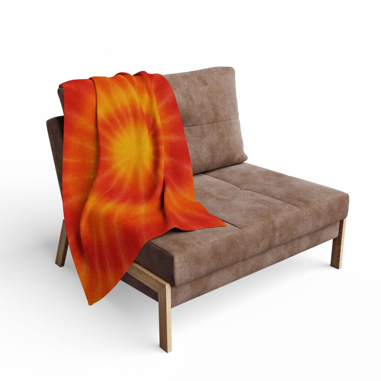 Printify Home Decor Phoenix Tie-Dye Arctic Fleece Blanket - Cozy Warmth for Vibrant Spaces