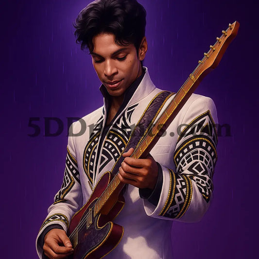 5DDPaints.com arts and crafts kit Purple Soul Serenade – Diamond Painting Kit