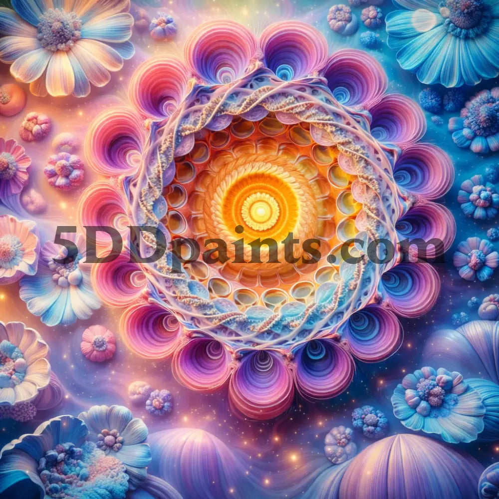 5DDPaints.com Art & Craft Kits 3 / 20x20cm / Square Radiant Calm Mandala Collection