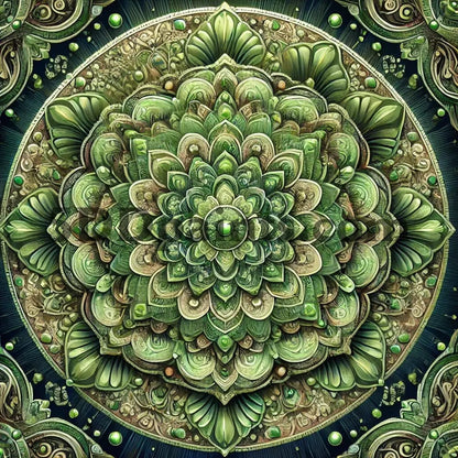 5DDPaints.com Art & Craft Kits Radiant Mandala Art Collection - 4-Piece Set (40x50 cm)